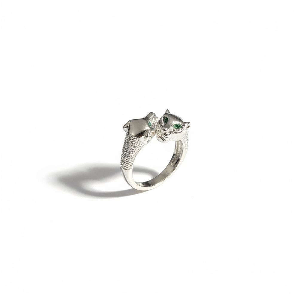 Hand Crafted Solid 925 Sterling Silver Natural Em… - image 1